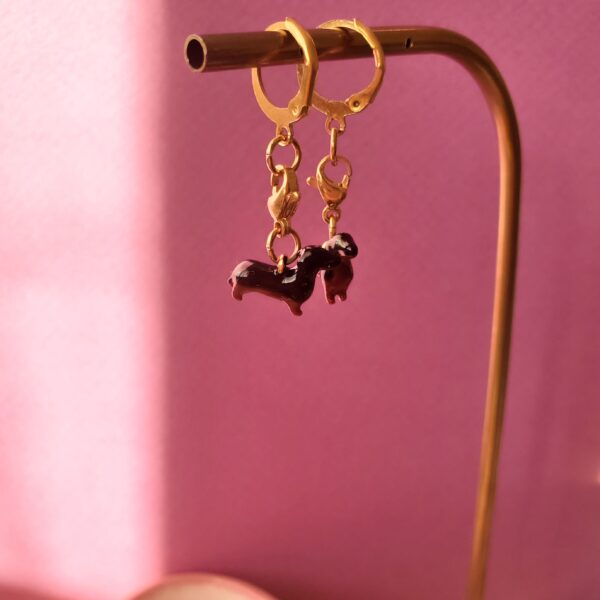 Boucles d'oreilles à composer, personnalisable à l'infini avec un collection colorée et originale de petits char'ms à accrocher à tes bijoux
