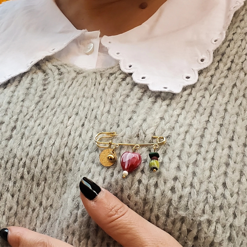 Les broches Mimi - les broches pampilles fantaisie